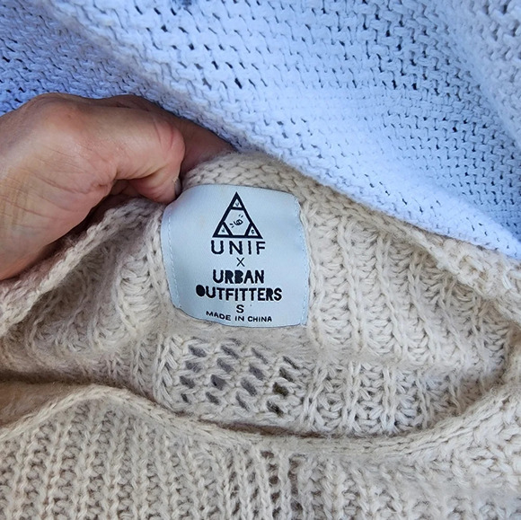 Urban Outfitters UNIF oversized cable sweater S- L - Picture 8 of 12